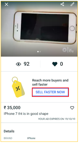 Now selling has become easy as never before. Follow these easy steps to  post your free ad using OLX New Mobile App