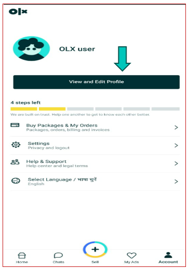 OLX App, How to Create An Account On OLX?